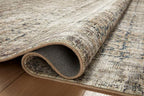 Loloi Amber Lewis Morgan Collection MOG-02 Navy/Sand 11'-6" x 18' 38" Thick Area Rug feat. CloudPile, Neutral, Room Décor, Vintage Inspired, Livingroom, Bedroom, Dining Area
