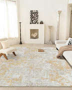 ILANGO Area Rug 9x12 for Living Room Bedroom Washable Rugs with Non Slip Backing High Traffic Indoor Carpet for Dining Room Dorm Non-Shedding & Fade Resistant Modern Rugs