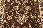 Unique Loom Sialk Hill Collection Area Rug - Washington (2' 2" x 8' 2" Runner Brown/Black)
