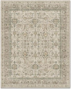 Washable 2x3 Entryway Rug, Boho Non-Slip Door Mat Vintage Distress Small Rugs for Kitchen Nursery Office Bedroom, 0.3" Neutral Oriental Throw Carpet with Cushioning Pad,Flaxen/Brown/Multi