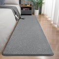 Modern Hallway Runner Rug, 2x6 Rug Runners for Kitchen, Grey Washable Long Runner Rugs for Hallways, Soft Indoor Carpet for Bedroom Bedside, Non-Slip Memory Foam Rugs for Entrance Living Room Décor