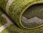 Rugs.com Lattice Collection Rug – 10 Ft Runner Light Green Medium Rug Perfect for Hallways, Entryways