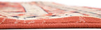Unique Loom Taftan Collection Border Geometric Tribal Inspired Design Area Rug (6' 0 x 9' 0 Rectangular, Terracotta/ Ivory)