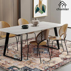 3x5 Area Rug Vintage Washable Thin Tangerine Traditional Floor Cover Foldable Indoor Distressed Non Slip Carpet Floral Print Mat Rugs for Bedroom Living Room Bathroom