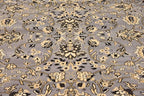 Unique Loom Sialk Hill Collection Area Rug - Washington (7' 10" Square Gray/Black)
