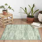 2x3 Modern Abstract Rug for Entryway, Lime Green Super Soft Small Area Rug, Washable Non-Slip Kitchen Rugs, Low-Pile Mat for Bedside, Indoor Door Mat