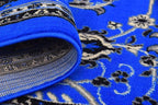 Unique Loom Sialk Hill Collection Area Rug - Washington (7' x 10' Rectangle Dark Blue/Black)