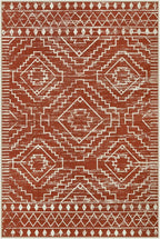 Wonnitar Moroccan 6x9 Area Rugs, Washable Brown Rugs for Living Room, Large Soft Bedroom Throw Rug, Non-Slip Stain Resistant Thin Boho Floor Carpet for Dining Room Home Office Decor (Brown,6'x9')