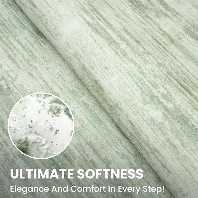 2x7 Modern Abstract Runner Rug for Hallways, Lime Green Super Soft Hallway Decor Kitchen Rugs with Non-Slip, Non-Shedding Washable Rug for Hallways Entryway Bedroom Indoor