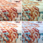 Lahome Bohemian Floral Medallion Runner Rug - 2'8" x 8' Oriental Distressed Hallway Runner Rug Country Vintage Washable Non-Slip Laundry Carpet Soft Low-Pile Indoor Mat for Entryway Bedside Decor