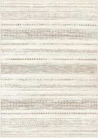 Nakagishi 6x8 Area Rug Living Room: Washable Boho Large Neutral Modern Soft Farmhouse Rugs Stain Resistant Indoor Floor Non-Slip Carpet for Bedroom Nursery Kids Playroom Office Dining Room- Brown