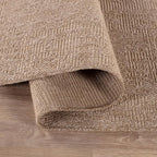 Beverly Rug Easy Jute Entry Rug 2x3 Solid Washable Durable Outdoor Indoor Area Rugs for Living Dining Room Patio Office Stain Resistant Non Shedding Casual Indoor Outside Carpet 2 x 3 Natural