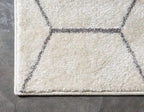 Unique Loom Trellis Frieze Collection Area Rug - Geometric (4' 1" x 6' 1", Ivory/ Gray)