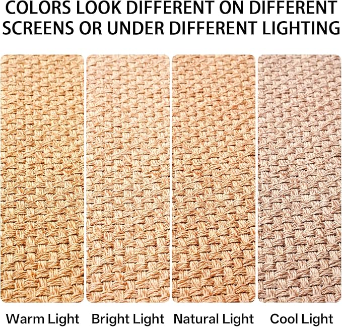 Washable Runner Rug 3x5 Jute Like Entryway Indoor Runner Mat Rugs Non Slip, Woven Soft Farmhouse Area Boho Floor Carpet for Hallway Kitchen Laundry Hall Backdoor Bedroom Living Room, Brown