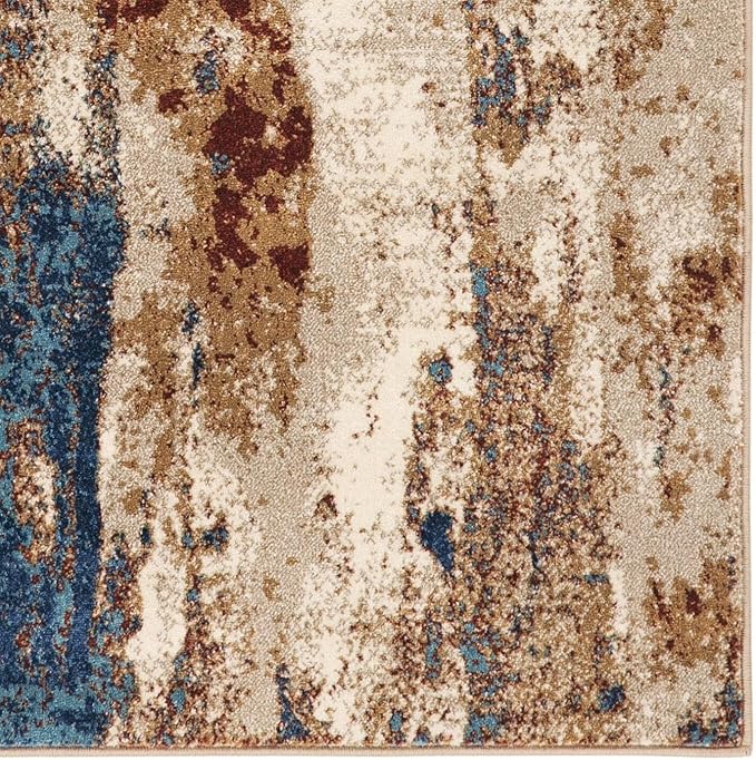 LUXE WEAVERS Lagos Collection Passion 4x5 Abstract Area Rug