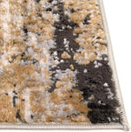 Rugs.com Leipzig Collection Area Rug – 2X3 Beige Low-Pile Rug Perfect for Entryways, Kitchens, Breakfast Nooks, Accent Pieces