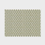 EVERGRACE Checkered Plaid Area Rug 9x12, Soft Faux Wool Rugs Washable Anti Slip Rugs Large Rug Carpet for Entryway Bedroom Living Room Hallway Kitchen Dining Room and Laundry Room, Olive Green