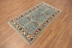 Transitional Collection 5' 0'' X 2' 10'' Rug Rug, All-Over 100% Wool Carpet for Home Décor, Foyer and Hallway