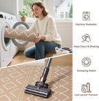 Hallway Runner Rug 2x5, Washable Kitchen Runners Non Slip, Ultra Thin Entryway Floor Mat Fit Under Door, Soft Low Pile Cotton Boho Carpet for Laundry Outdoor Bedroom