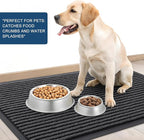 OLANLY Front Door Mat Indoor Outdoor Entrance, Waterproof Heavy Duty Doormat, Fade Resistant, Low Profile, Easy Clean Patio Porch Welcome Floor Mats for Entry, 35x30, Charcoal Grey