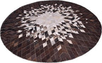 Round Area Rug – Soft and Durable Floor Mat for Living Room, Bedroom, or Entryway – Non-Slip Modern Carpet for Home Decor & Interior Styling(White 8X8)