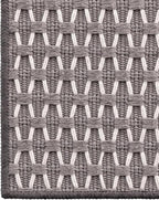 LUMI Indoor Area Rugs, Non-Slip Low Profile Checkered Inside Rug, Comfort Weave Grid Pattern Floor Rug, 4'x6'