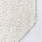 Unique Loom Solid Shag Collection Area Rug (8' Octagon, Snow White)