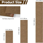 jxgzyy Heavy Duty Runner Rugs, 2'11" x 4'11" Non Slip Hallway Doormat, Indoor Outdoor Carpet Runner, Waterproof Floor Mat for Entrance Laundry Patio Garage, Brown