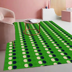 Layered Circle Geometric Rug Modern Abstract Morandi Color Pattern Area Rugs for Living Room Nursery Bedroom Dining Room Green and Black Beige 5x7 Deco Indoor Carpet Hallway Kitchen Mat