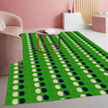 Layered Circle Geometric Rug Modern Abstract Morandi Color Pattern Area Rugs for Living Room Nursery Bedroom Dining Room Green and Black Beige 7x10 Deco Indoor Carpet Hallway Kitchen Mat