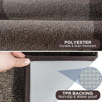 Washable Area Rug 34" x 60", Non Slip Kitchen Rug for Floor, Absorbent Entrance Runner Rug for Bedroom, Living Room, (Roll Packing)
