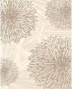 WITSHOCK 8x10 Area Rugs for Living Room: Beige Floral Washable Rugs for Bedroom Dining Room Office Nursery Modern Non-Slip Stain Resistant Low Pile Home Decor（Beige/Brown,8'x10'）
