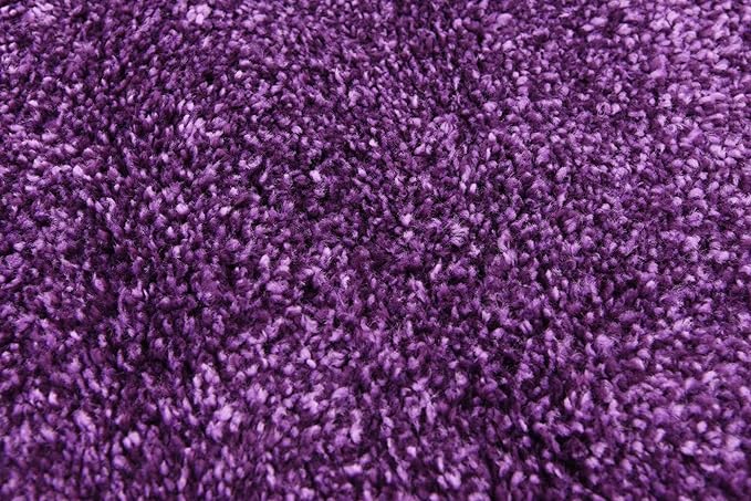 Unique Loom Solo Collection Area Rug - Calabasas (6' 1" Round, Violet)