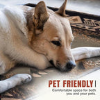 YHSF South West Native American Area Rug C318 - Easy Clean, Thick, Soft, Durable Native Tribal American Indian Inspired Rug for Bedroom/Living Room and More - Sage Green, 2 Feet x 3 Feet 4 Inches