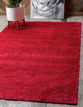 Unique Loom Solo Collection Area Rug - Calabasas (3' 3" x 5' 3" Rectangle, Red)