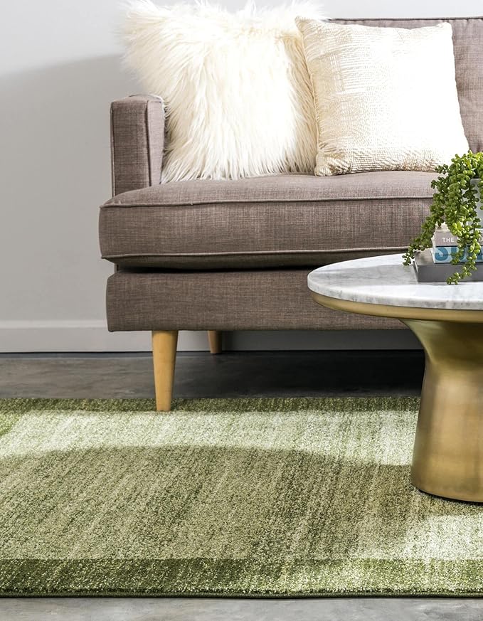 Rugs.com Angelica Collection Rug – 3' x 5' Light Green Medium Rug Perfect for Entryways, Kitchens, Breakfast Nooks, Accent Pieces