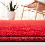 SAFAVIEH Adirondack Collection Runner Rug - 2'2" x 9', Red & Grey, Modern Ombre Design, Non Shedding & Easy to Clean, Ideal for Hallway, Foyer, Kitchen, Entryway, Bedroom (ADR113Q)
