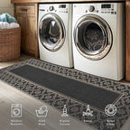 Moroccan Floral Easy Jute Rug 5x7 Outdoor Patio Rug Washable Area Rugs for Living Room Bedroom Non Slip Neutral Farmhouse Indoor Outdoor Carpet for Backyard Patio Office