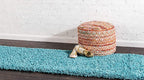 Unique Loom Solid Shag Collection Area Rug (2' 6" x 16' 5" Runner, Deep Aqua Blue)