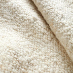 Dash & Albert Holmstead Ivory Handwoven Wool Rug, Runner-2.5 X 8 Feet, Ivory Solid Pattern - Premium Luxury Hotel Quality Soft Breathable Hypoallergenic Machine Washable Easy Care All Season