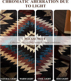 YIHOUSE Rustic Cabin Area Rug for Bedroom 6x9,Machine Washable Lodge Bear Rug,Non-Slip Low Pile Print Pattern Western Rug for Living Room