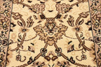 Unique Loom Sialk Hill Collection Area Rug - Washington (2' 2" x 8' 2" Runner Ivory/Black)