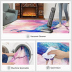 Peacock Rugs for Living Room - 8x10 Rug, Fantasy Peacock Area Rugs for Bedroom, Peafowl Rug, Girls Room Washable Carpet, Aesthetics Carpet - Peafowl Home Decor & Gifts