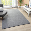 LUXE WEAVERS Modern Farmhouse Gray 9x12 Washable Area Rug, Anti-Slip Diamond Pattern Carpet
