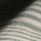 Dash & Albert Xaren Green Machine Washable Rug, 8.5 X 11.5 Feet, Green/Grey Stripe Pattern