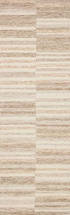 Loloi Chris Loves Julia Chris Collection CHR-03 Ivory/Clay 2'-6'' x 7'-6'', .50" Pile Height, Runner Rug