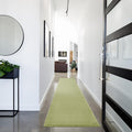 Nourison Home Nourison Essentials Green 2'2" x 14' Area Rug - Easy Clean, Non Shedding, Bed Room, Living Room, Dining Room, Kitchen (14' Runner)