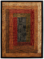 Home Dynamix Royalty Vega Contemporary Geometric Area Rug, Black/Brown, 9'2"x12'6"