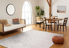 SAFAVIEH Area Rug 12x15 - Tulum Collection - Large - Ivory & Light Grey, Moroccan Boho Tribal Design, Non-Shedding & Easy to Clean, Ideal for Living Room, Bedroom, Dining Space (TUL272G)