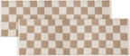 REDEARTH · Jute Cotton Area Rug - 2'x6' Rectangular Rug, Sustainable Handwoven, Non-Shedding, Soft & Durable – Reversible, Neutral Tones for Home Décor in Living Room, Dining Room, Bedroom, Set of 2